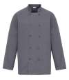 PR657 Long Sleeve Chef’S Jacket Steel colour image